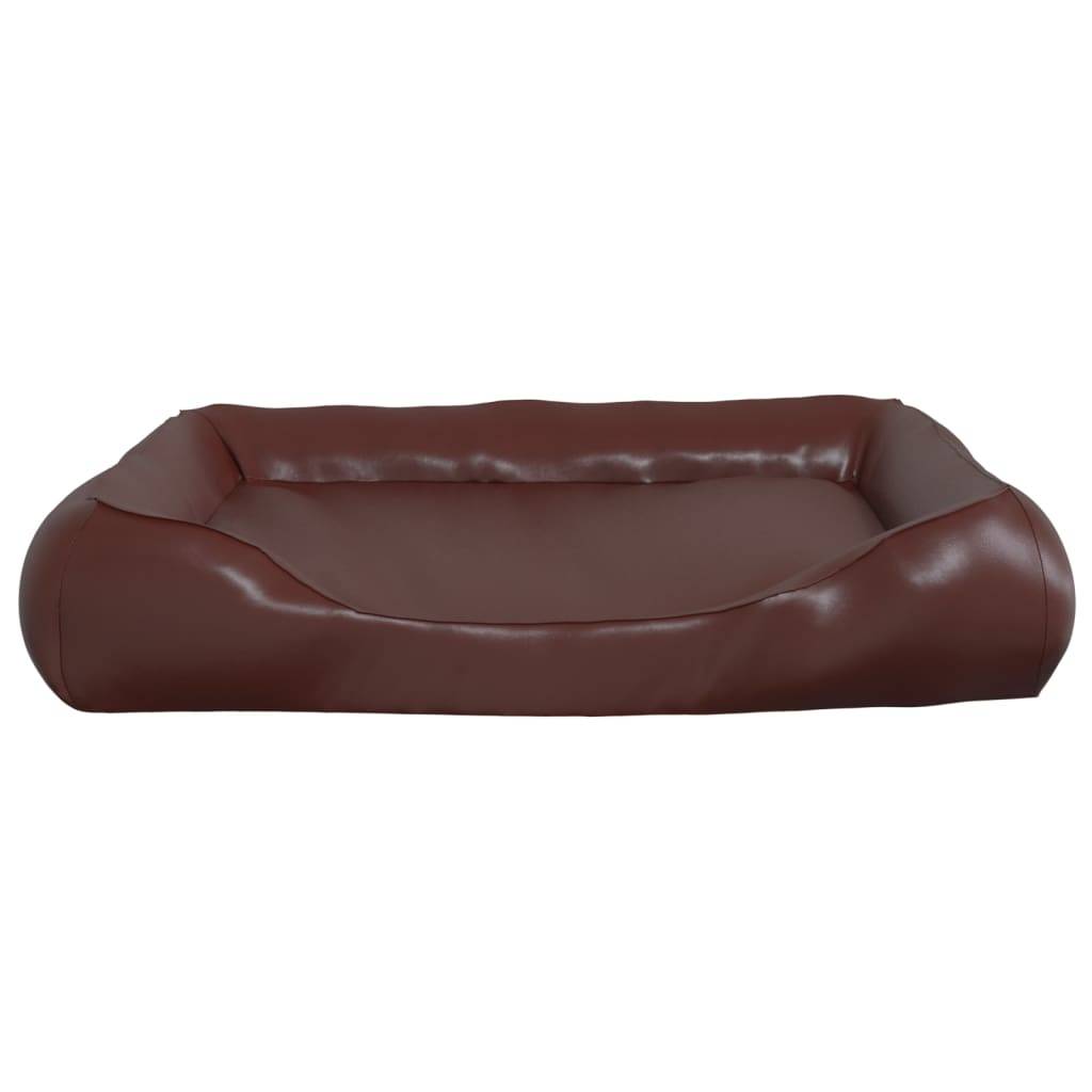Vidaxl - Lit pour chien Marron 105x80x25 cm Similicuir vidaXL 171245 - Image 5