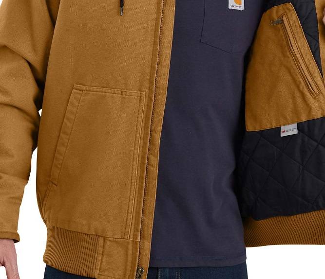 Blouson Duck Active Jacket 104050 CARHARTT Marron - Taille XL - S1104050BRNXL - Image 2
