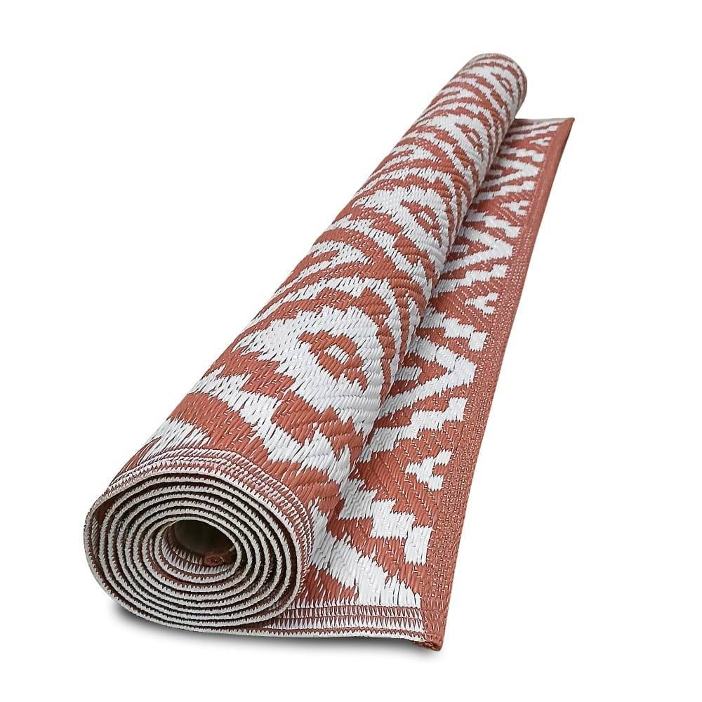 Tapis extérieur réversible pour balcon et terrasse Terracotta 160 x 240 Terracotta - Image 9