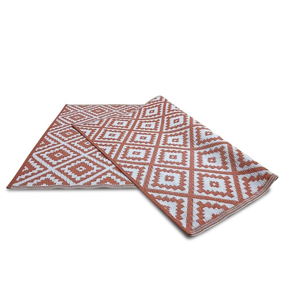 Tapis extérieur réversible pour balcon et terrasse Terracotta 160 x 240 Terracotta - Image 8