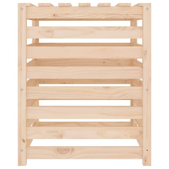 Composteur bois de pin naturel 63.5 x 63.5 x 77.5 cm - PANGIVO - Image 7