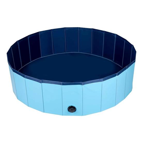 Piscine pour Chien PVC 120x30 cm Sol Antidérapant Jeu d'eau pour Animaux KZ GARDEN - Image 2
