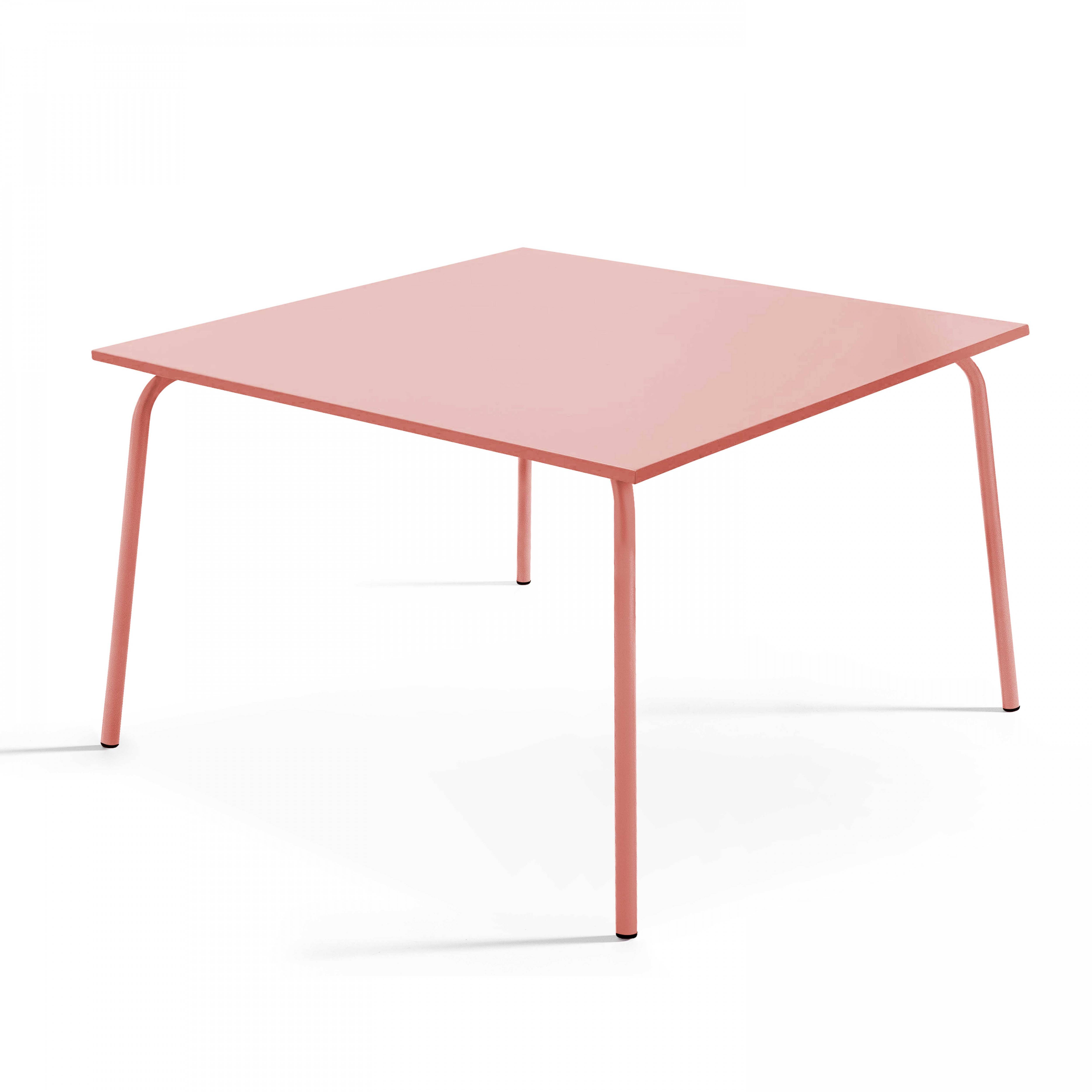Oviala - Ensemble table de jardin et 8 chaises en métal argile Palavas - Oviala - Image 3
