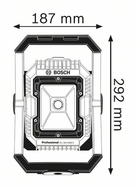 Bosch - Lampe Gli 18V-2200C - BOSCH - sans batterie ni chargeur - 0601446501 - Image 2