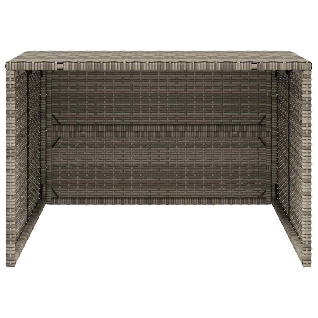 Vidaxl - Garage pour robot tondeuse gris 86x90x52/57 cm résine tressée vidaXL 365406 - Image 7