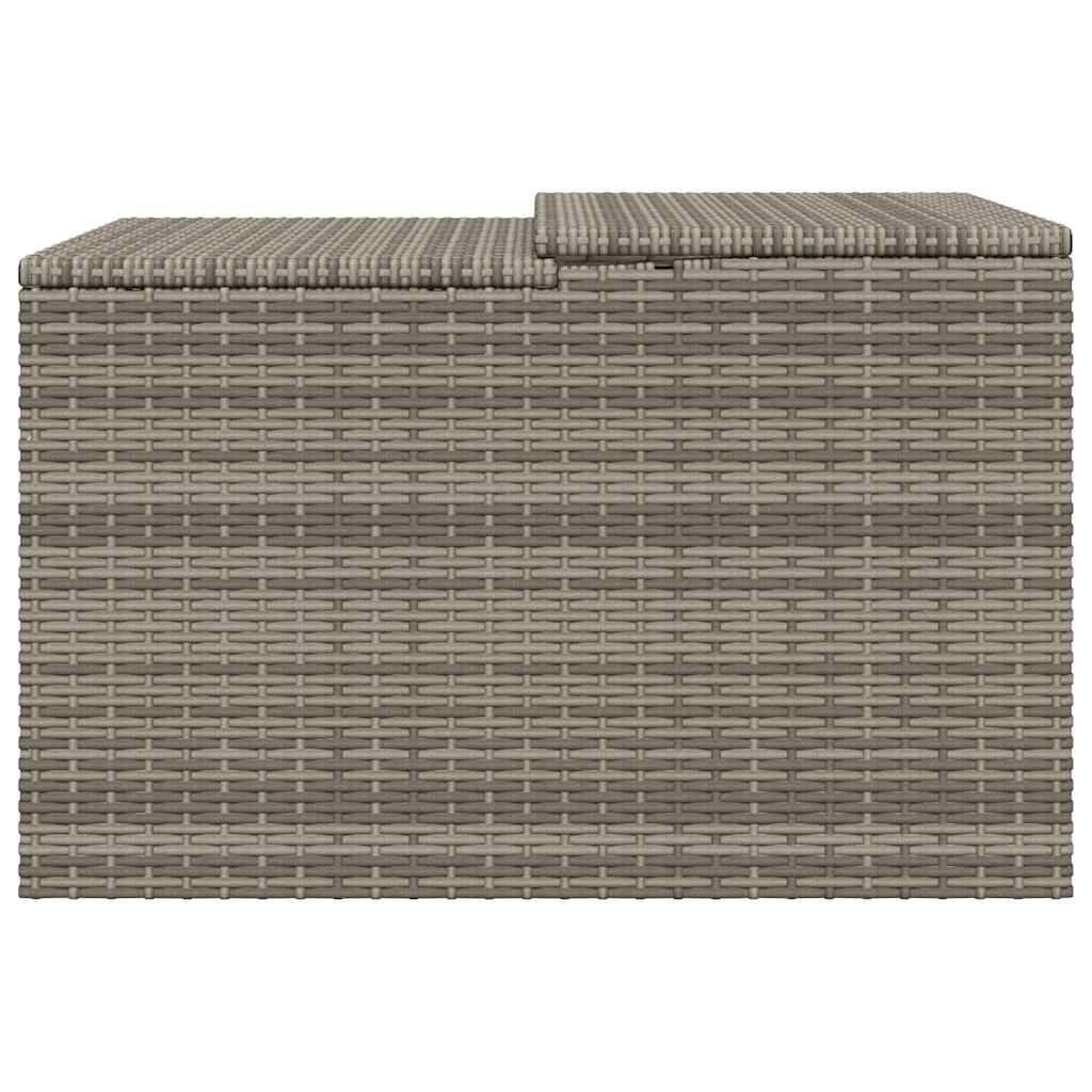 Vidaxl - Garage pour robot tondeuse gris 86x90x52/57 cm résine tressée vidaXL 365406 - Image 8