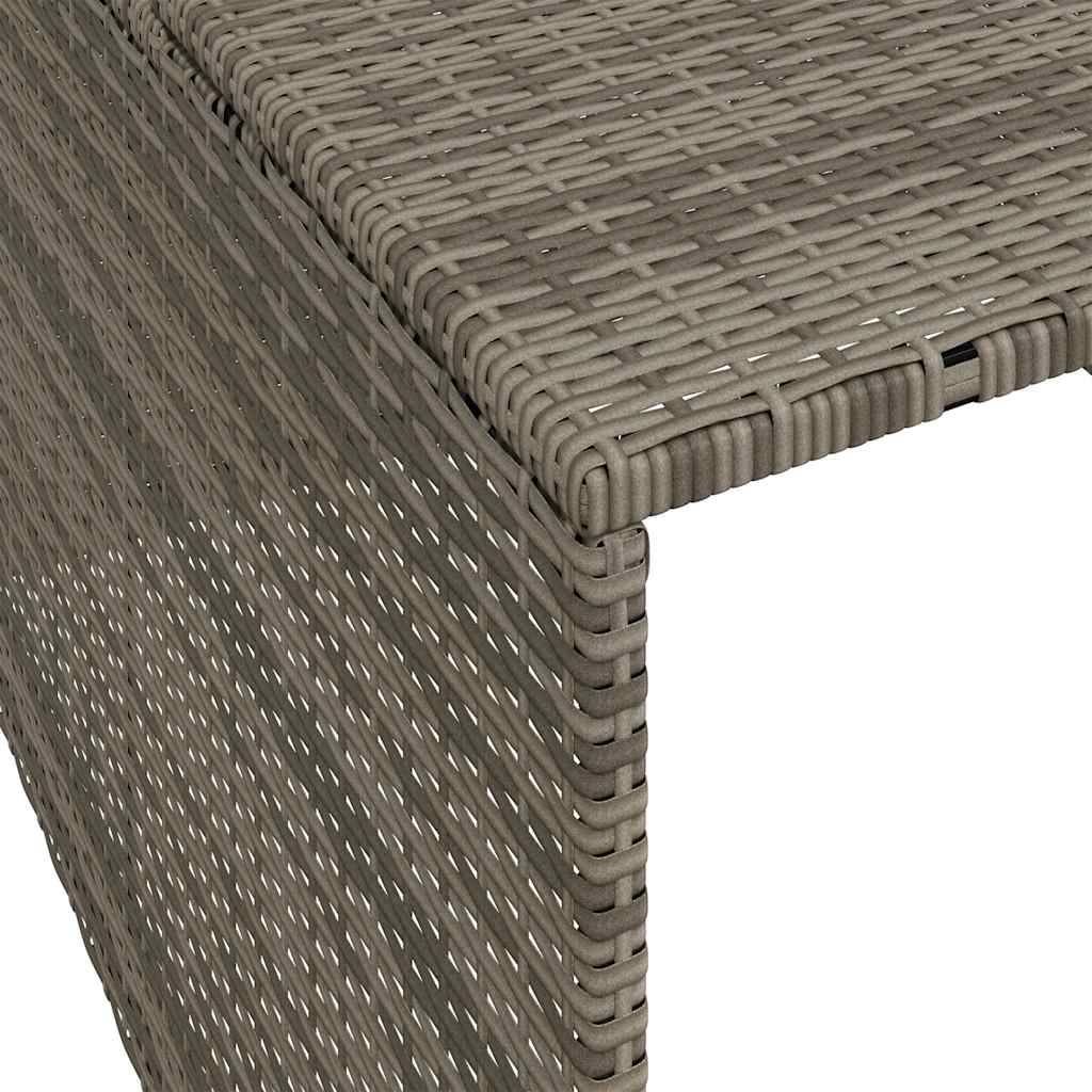 Vidaxl - Garage pour robot tondeuse gris 86x90x52/57 cm résine tressée vidaXL 365406 - Image 4