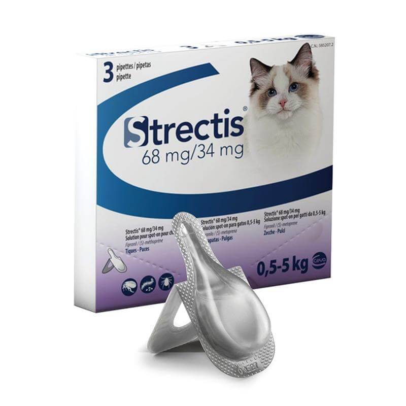 STRECTIS CHAT (0,5-5 KG) - CEVA 6 pipettes - Image 2