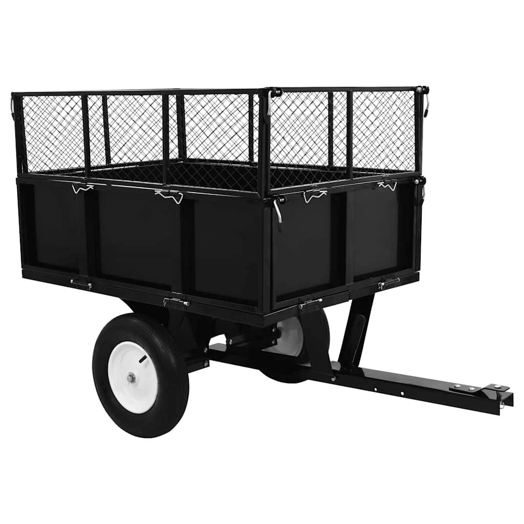 Vidaxl - Remorque basculante pour tondeuse de pelouse Charge de 300 kg vidaXL 145813 - Image 2