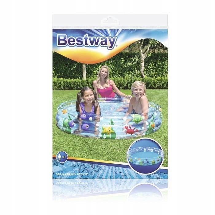 Entrepotbrico - Piscine gonflable Sea World pour enfants 152 x 30 cm Bestway 51004 - Image 4