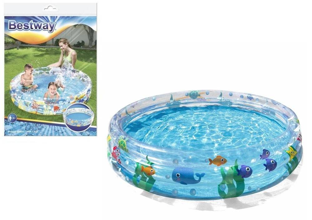 Entrepotbrico - Piscine gonflable Sea World pour enfants 152 x 30 cm Bestway 51004 - Image 1
