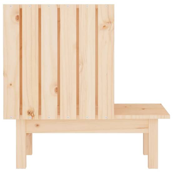 Maison pour chat bois de pin naturel 60 x 36 x 60 cm - PANGIVO - Image 6