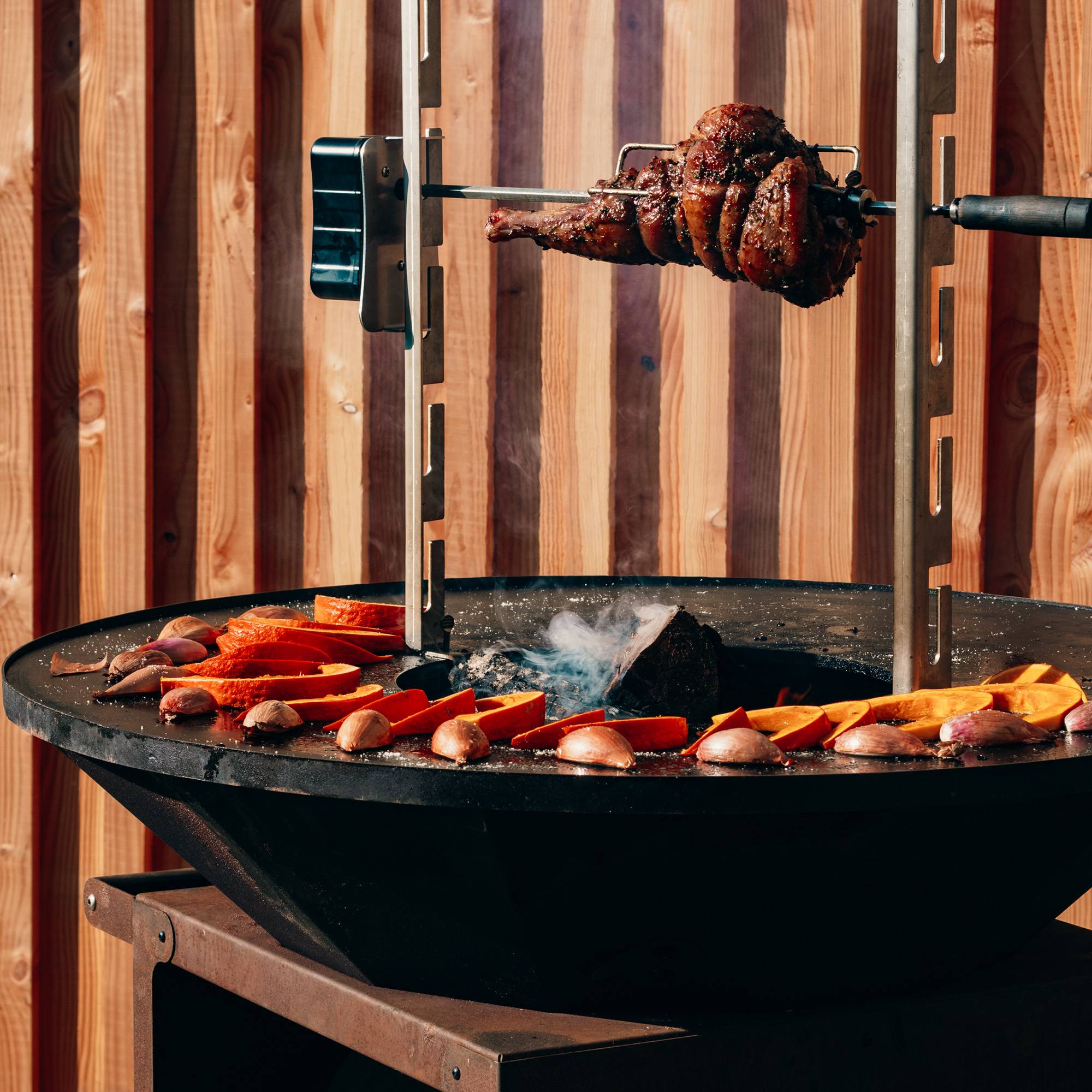 Brasero Pontaillac 98 Pro - Ø 94 cm Acier corten - OYAT - Image 4