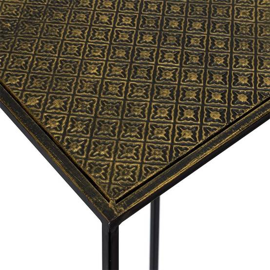 The Home Deco Factory - Sellette en métal martelé Mirage (Lot de 2) - Image 7