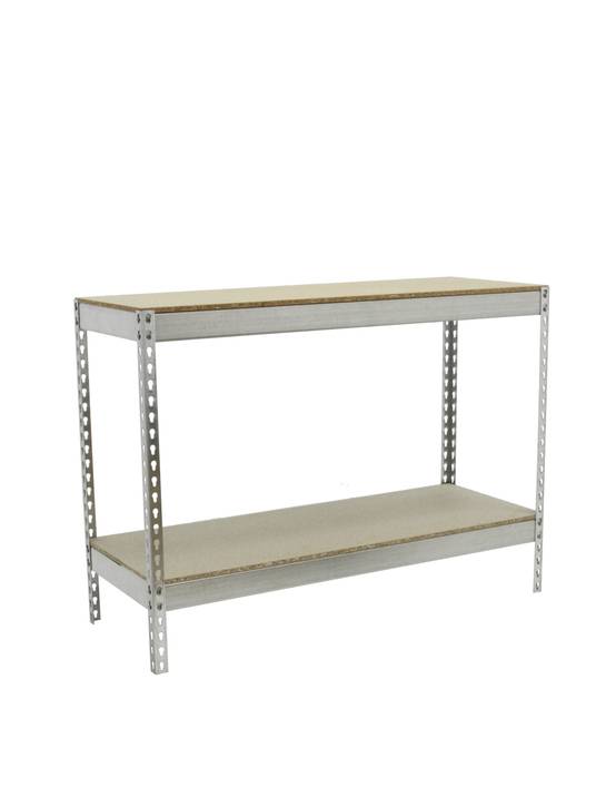 Etagère Sans Vis Simonforte 1506-2 Chipboard 900 Galva/bois Galva/bois 900x1500x600 - Simonrack