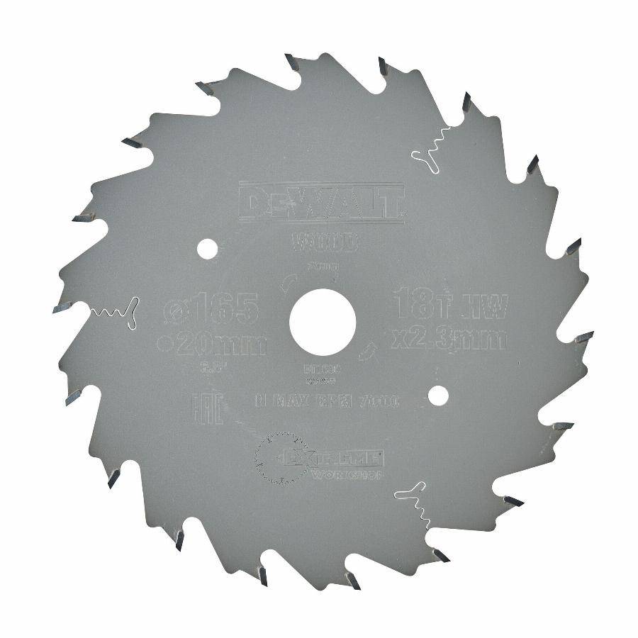 Lame scie circulaire plongeante 165x20 mm 18 Dents Extrême workshop DEWALT - DT1089-QZ - Image 1