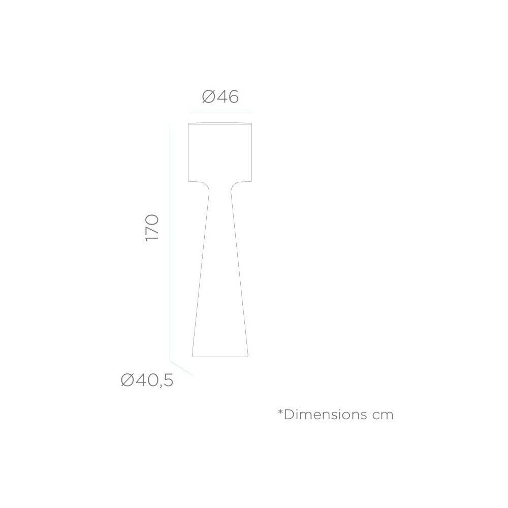 Lampadaire extérieur à led Grace 170 cm Alimentation électrique - Image 3