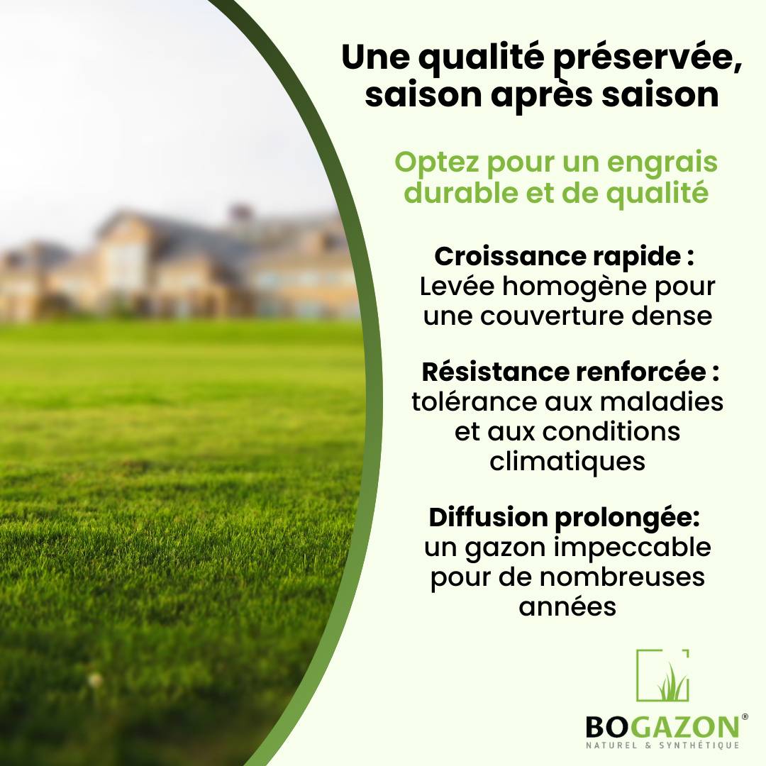 Engrais Gazon Sierrablen® Plus 5-28-0 5KG Bogazon® | Nutrition Longue Durée pour Pelouses| Libération Contrôlée & Croissance Maîtrisée - Image 6