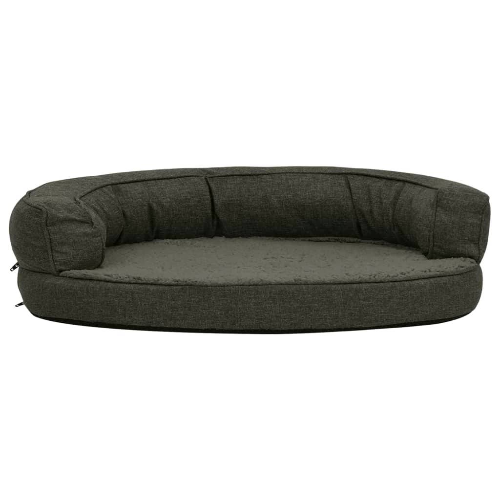 Vidaxl - Matelas de lit ergonomique pour chien 75x53 cm Gris foncé vidaXL 171293 - Image 7
