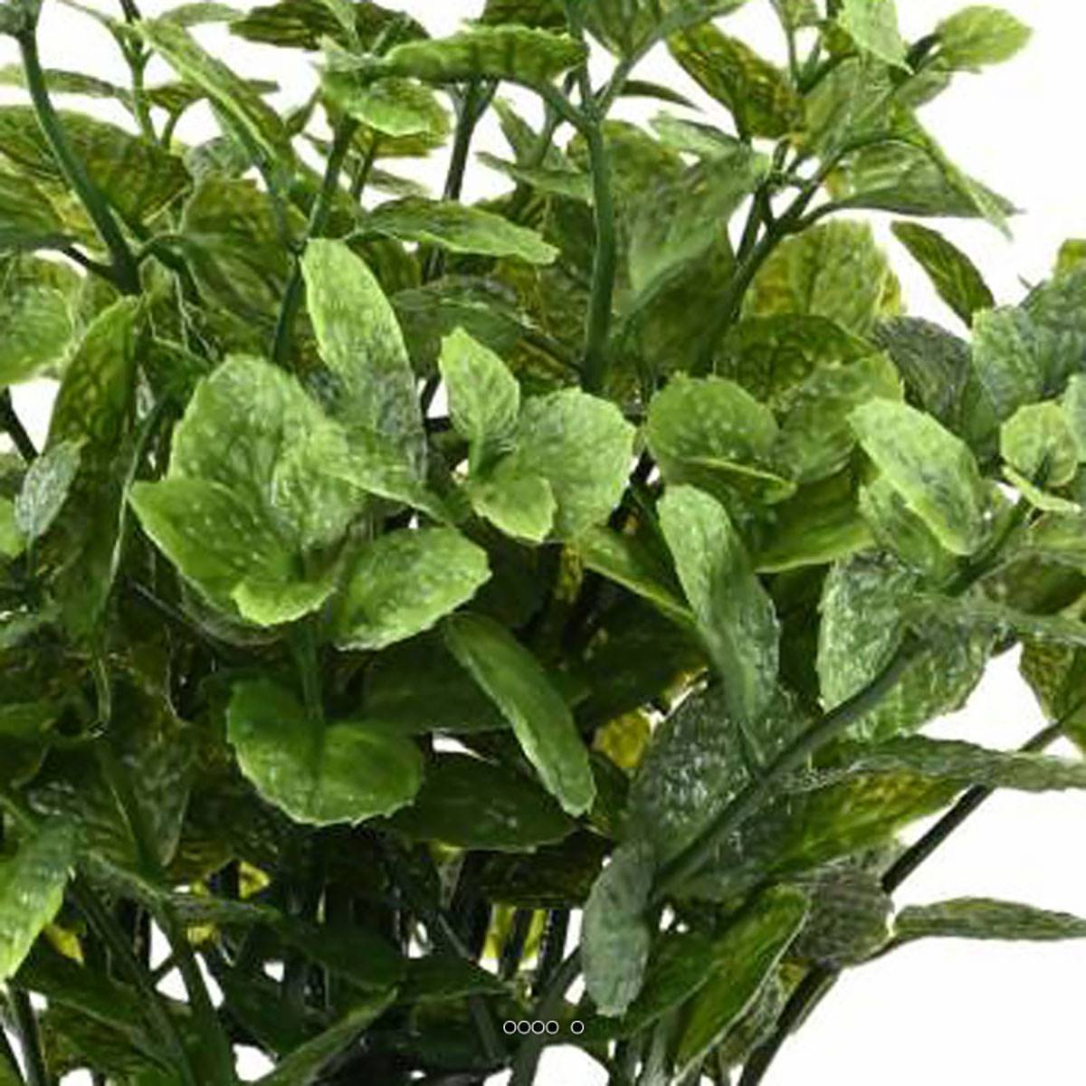 Artificielles - Menthe artificielle en pot pour extérieur H 25 cm - Image 3