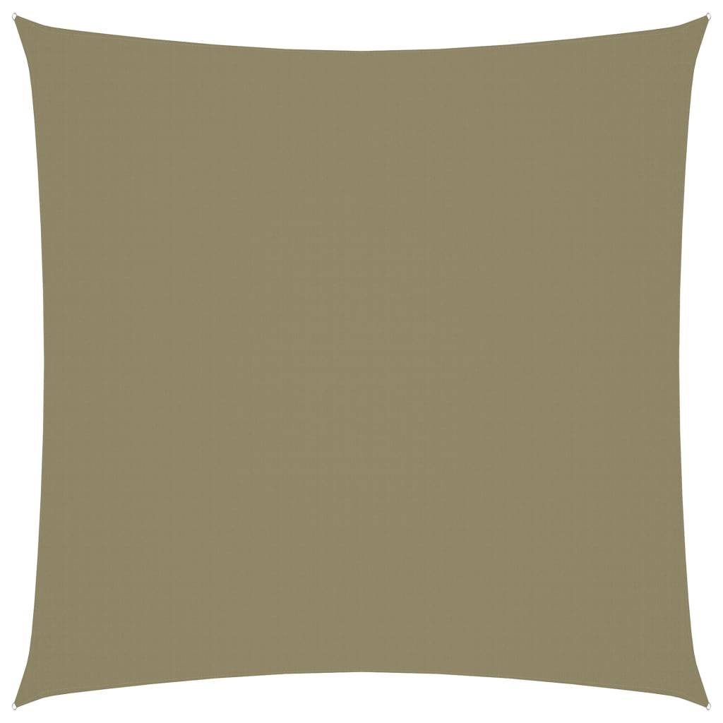 Helloshop26 - VVoile toile d'ombrage parasol tissu oxford carré 4,5 x 4,5 m beige - Image 1