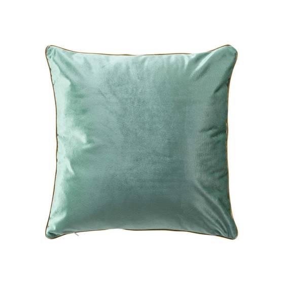 Coussin Déco Velours "Noria" 45x45cm Bleu Pétrole - Image 2