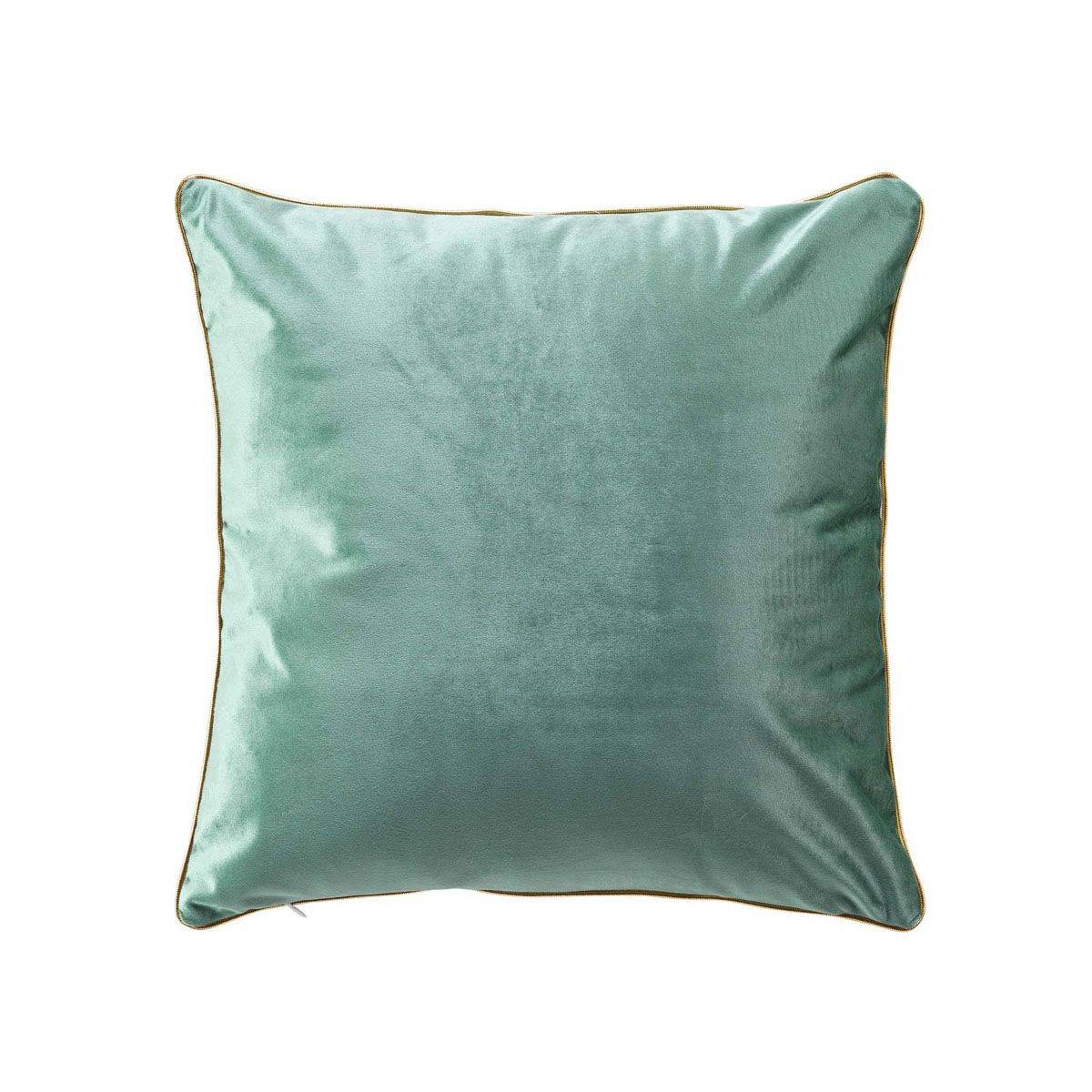 Coussin Déco Velours "Noria" 45x45cm Bleu Pétrole - Image 2