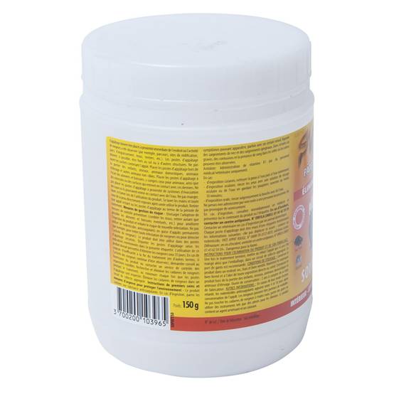 Plankie Rouge Rats Appât en pate rouge rats et souris 150g Subito - Gamm vert