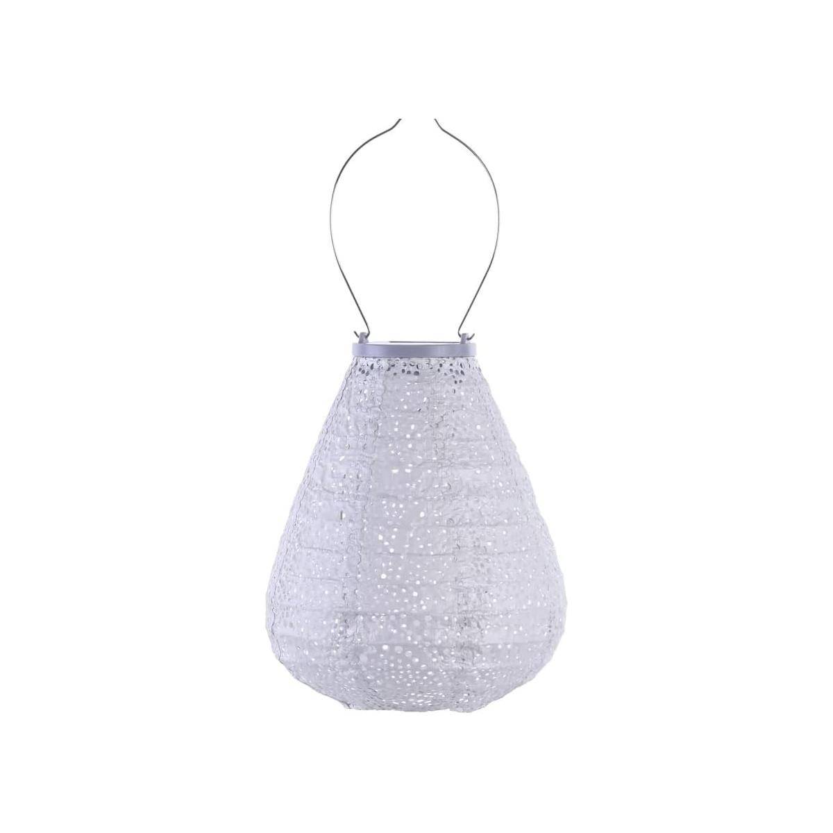 Lumiz - Lanterne solaire Tulip 20 cm Paisley - Argent - Image 1