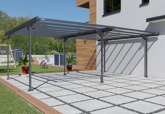 Trigano Jardin - Carport double aluminium Trigano - Mistral Double - 30 m² - Image 2