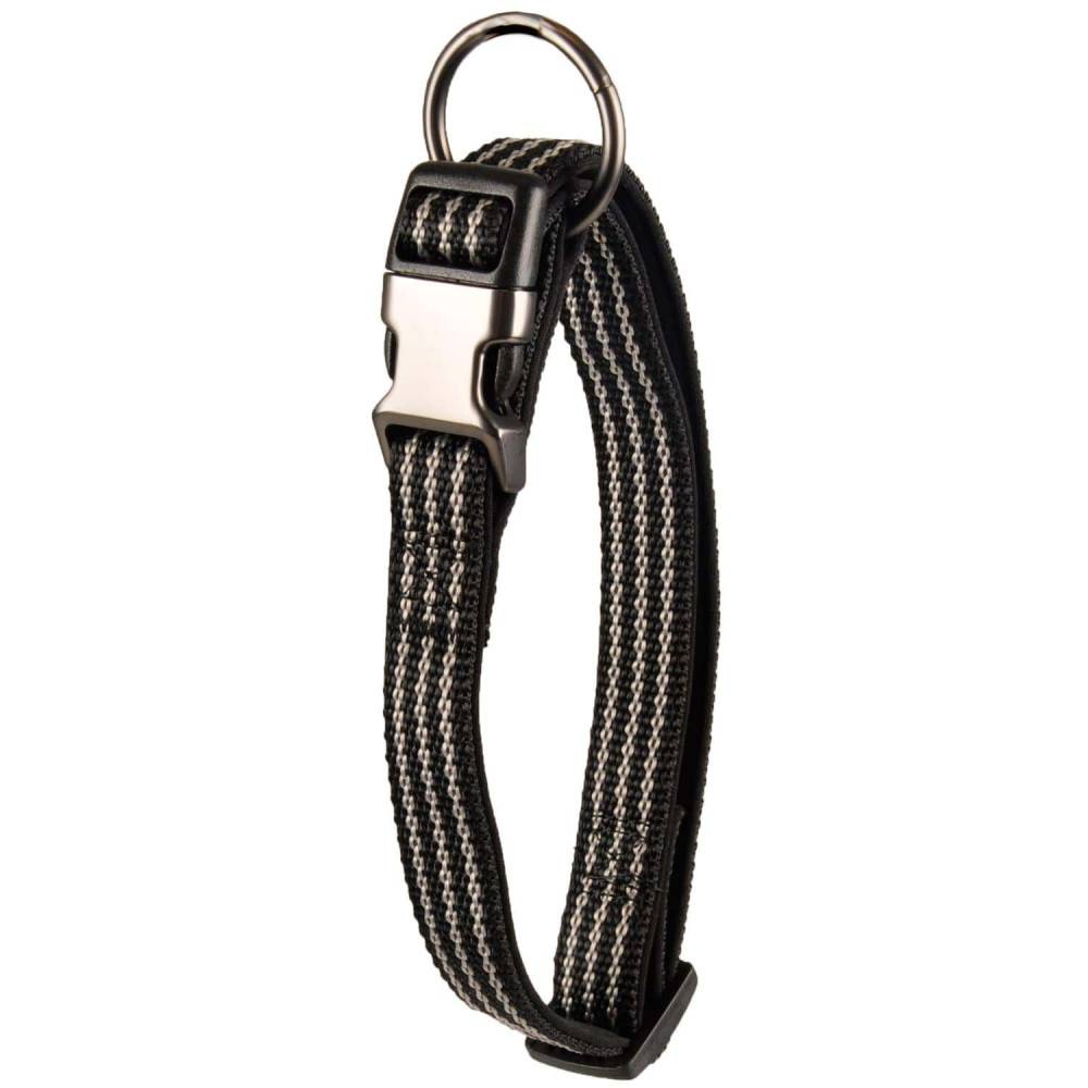 Collier Jannu noir réglable de 45 à 65 cm 25 mm taille XL pour chien - Image 2