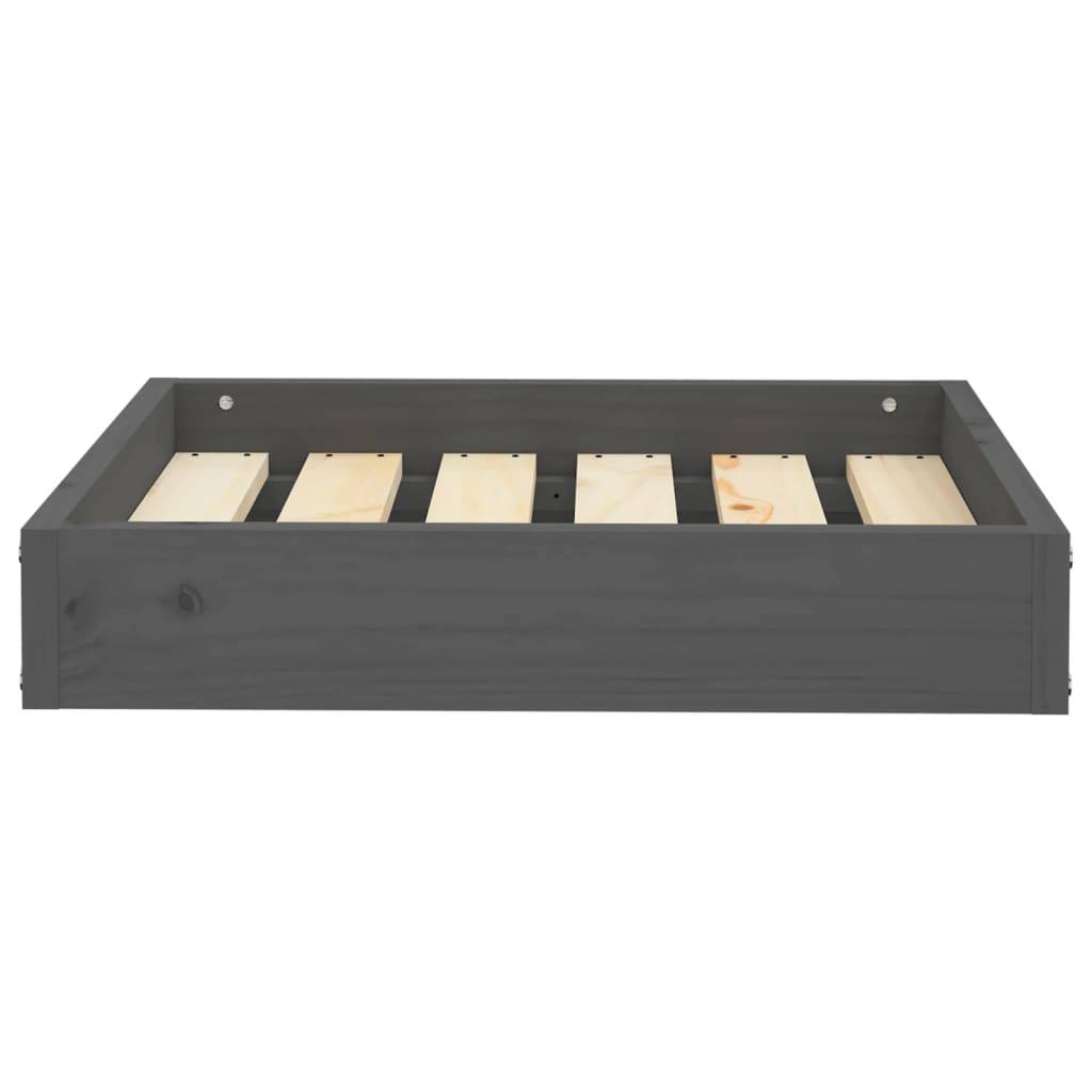 Vidaxl - Lit pour chien Gris 51,5x44x9 cm Bois de pin solide vidaXL 820848 - Image 4