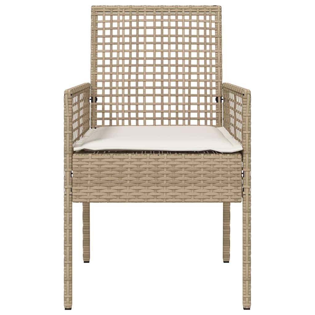 PANGIVO - Chaise de jardin polyrotin beige 55 x 53 x 85 cm (2 pcs), Poids :10.68kg - PANGIVO - Image 5