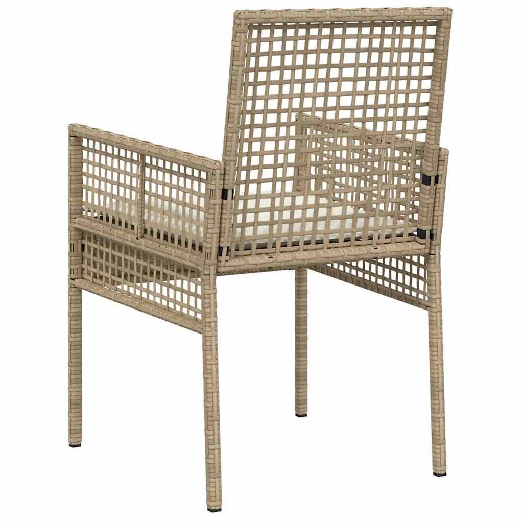 PANGIVO - Chaise de jardin polyrotin beige 55 x 53 x 85 cm (2 pcs), Poids :10.68kg - PANGIVO - Image 7