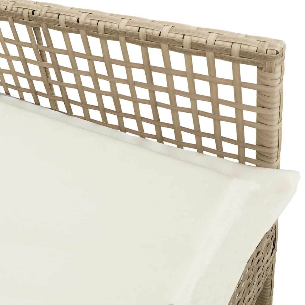 PANGIVO - Chaise de jardin polyrotin beige 55 x 53 x 85 cm (2 pcs), Poids :10.68kg - PANGIVO - Image 9