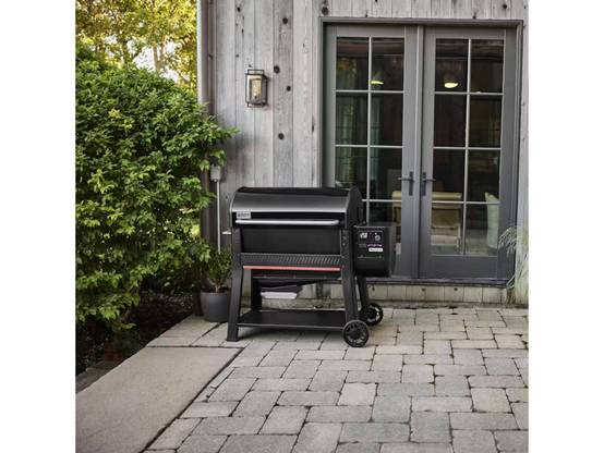 Weber - Barbecue à pellets Searwood XL 600 + Plan de travail + Housse - Weber - Image 4