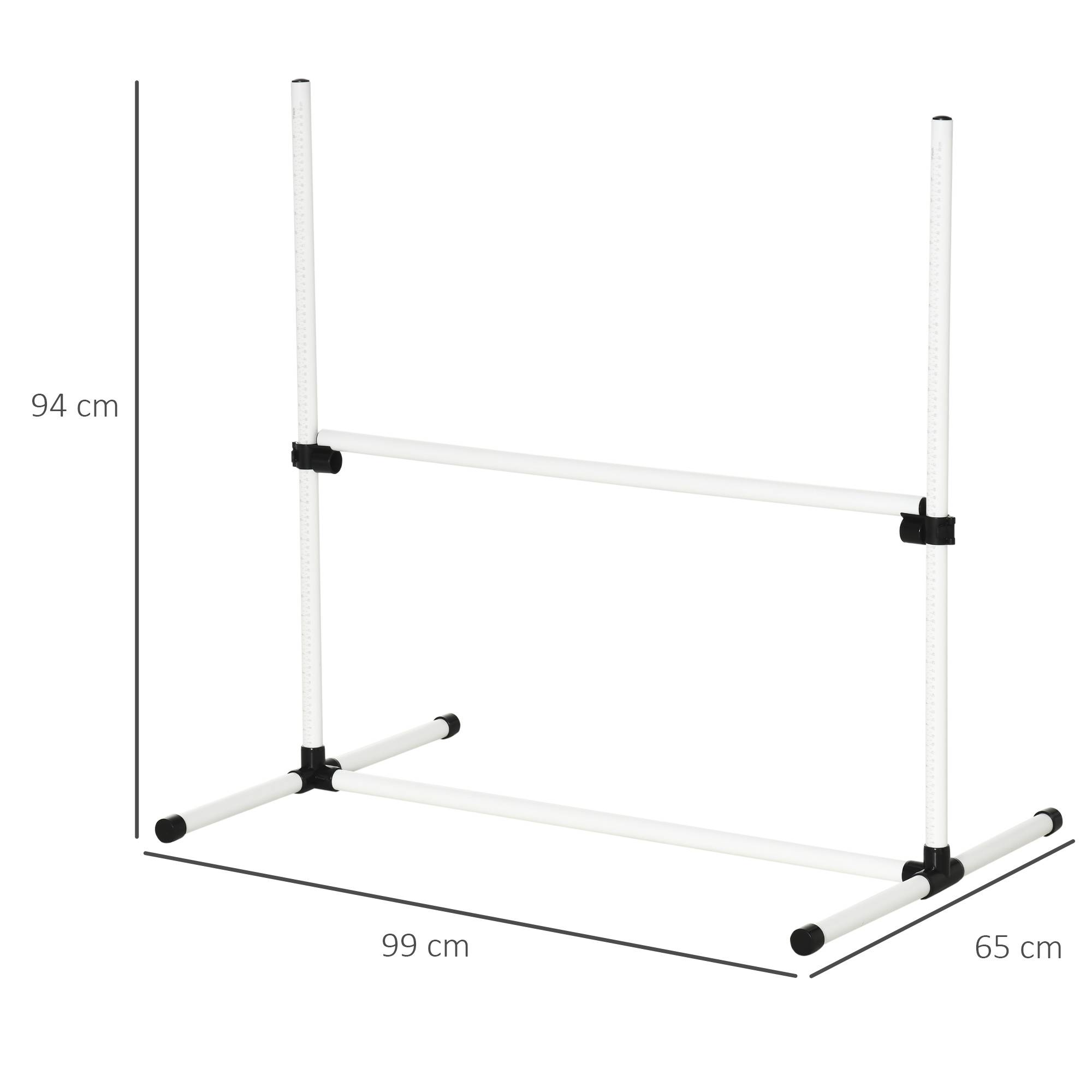 Lot De 4 Haies D'entraînement – 8 Cônes (40 Cm), 8 Taquets 45 Cm, 4 Poteaux 160 Cm, 4 Couleurs, Avec Sac