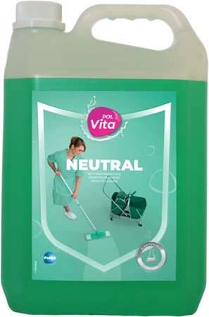 Polvita neutral Nettoyant Sol & Surfaces - Lot de 4 Bidons de 5L - Pollet Sa