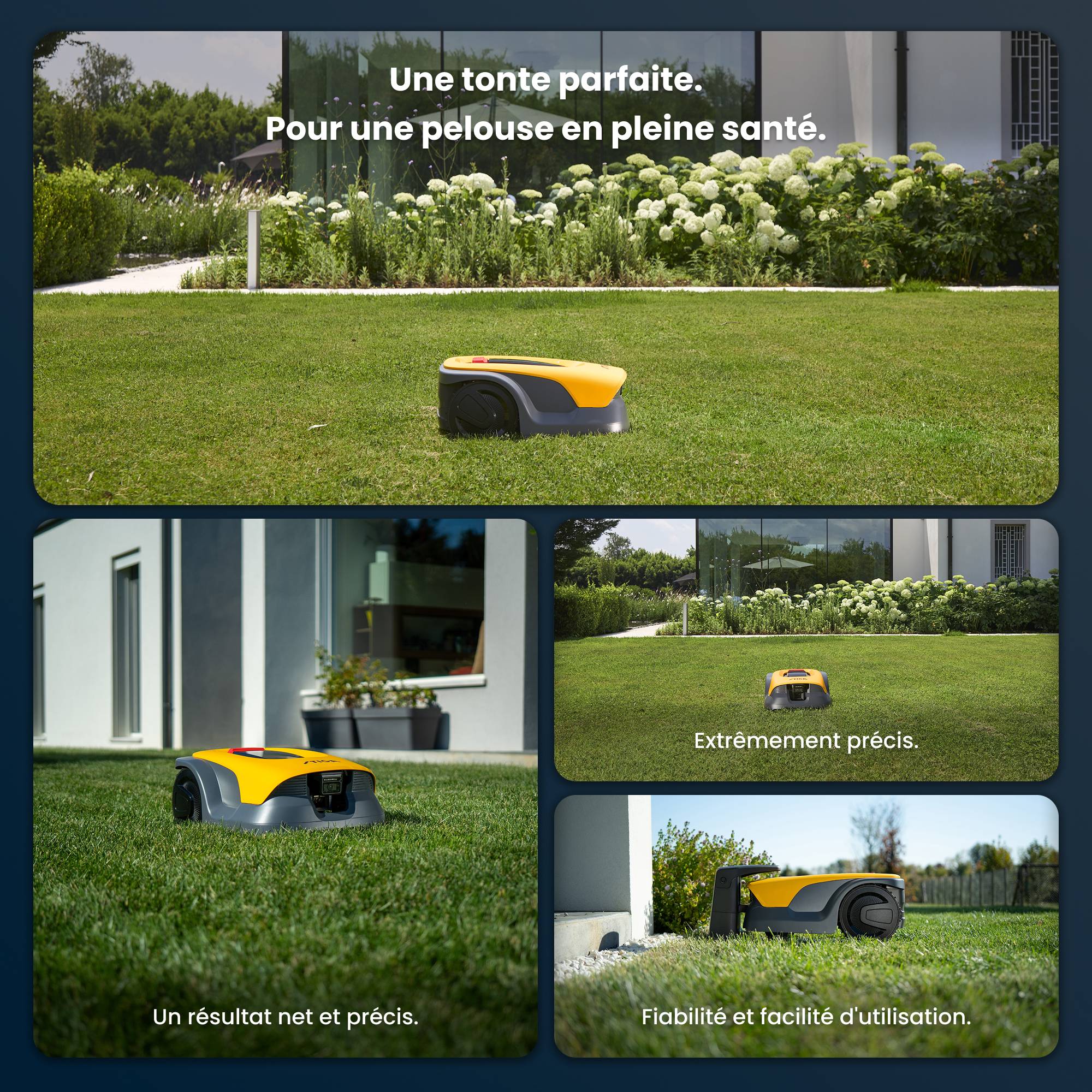 Stiga - Robot Tondeuse Sans Fil A 25V, 25,2 V, 18 cm, 5 Ah, GPS-RTK, Caméra IA, jusqu'à 2 500 m² - STIGA - Image 2