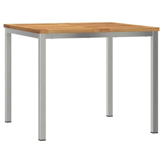 Ensemble de repas extérieur bois d'acacia massif marron 200 x 90 x 75 cm, Poids :39.6kg - PANGIVO - Image 5