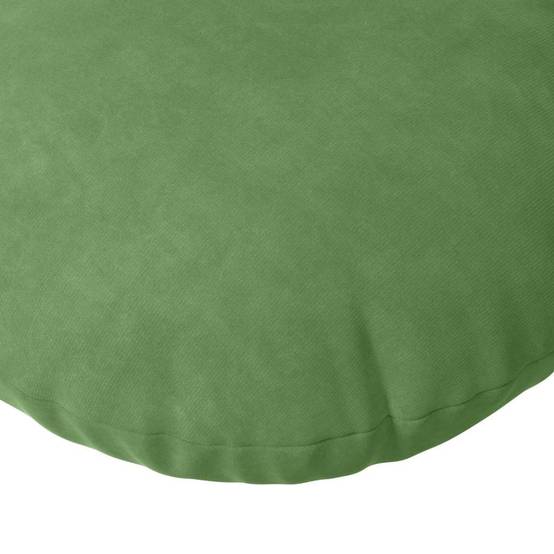 Lot de 2 Coussins de Siège Ronds Velours Moelleux Housses Lavables pour Intérieur Vert Clair Ø40 cm – ComfortXL Outdoor Living - Image 7