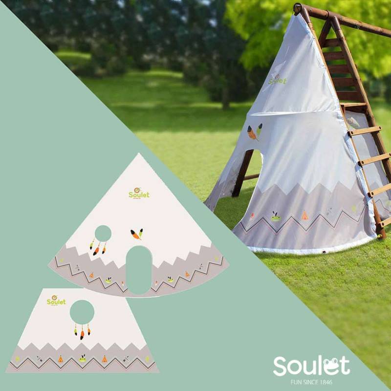 Soulet - Tipi enfant pour portique bois 2,22 m et 2,24 m - Image 4