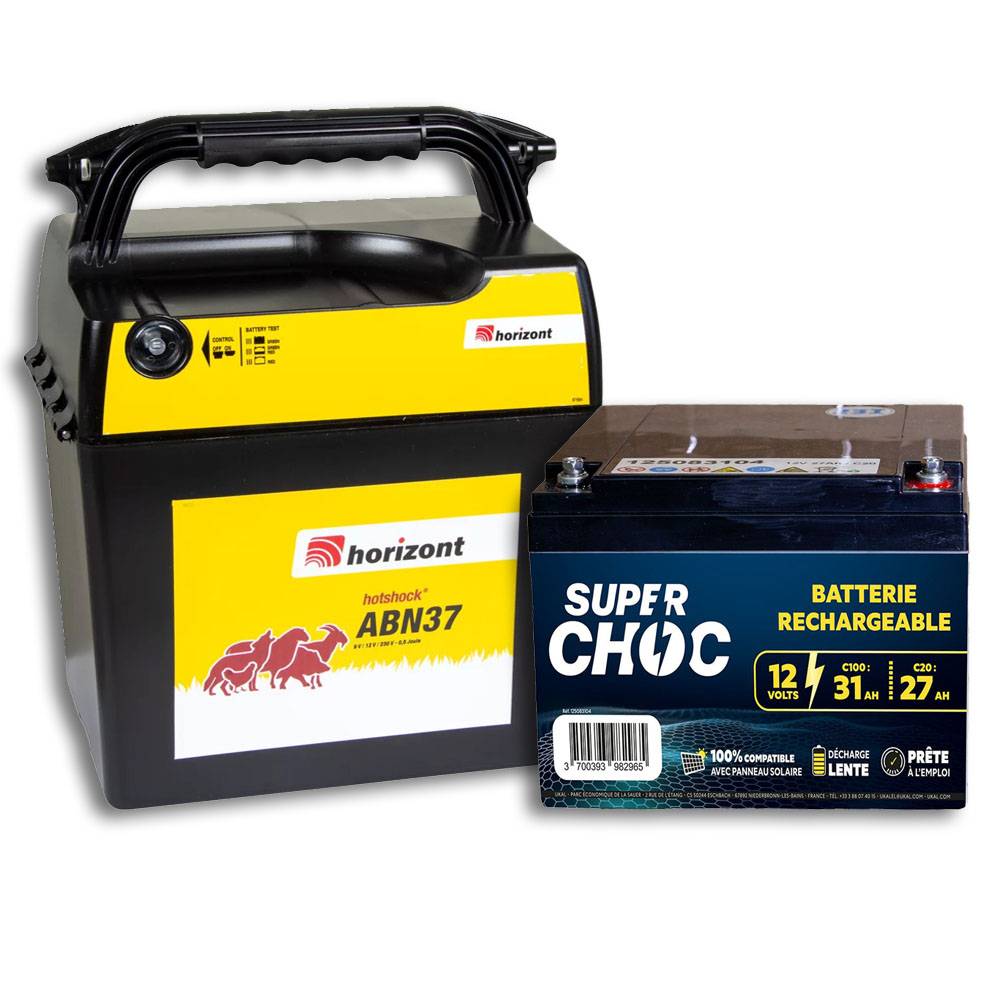 Horizont - Poste mixte ABN37 et batterie 12 V 31 Ah - Image 1