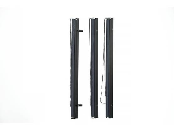 Lot De 3 Stores Rétractables Pergola - 124 X 225 Cm - Gris Anthracite -habitat Et Jardin - Image 4