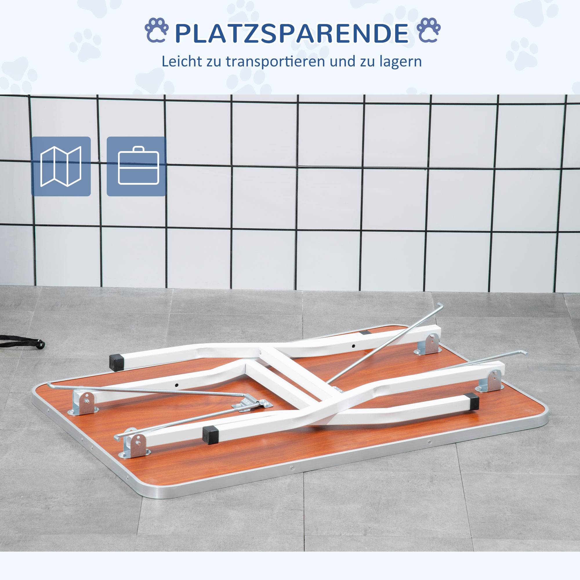 Table de toilettage pour chien pliable avec potence réglable et plateau antidérapant – ComfortXL Outdoor Living - Image 6