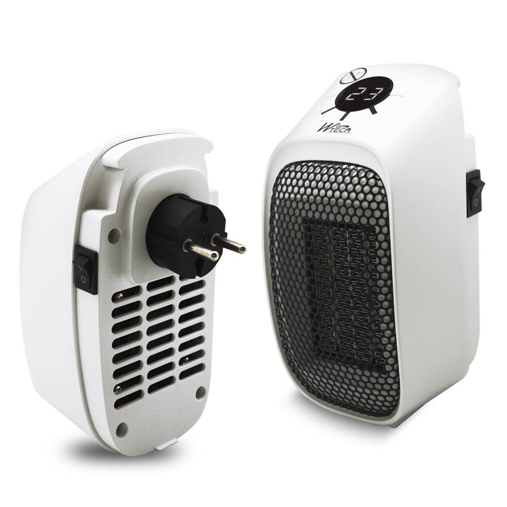 Chauffag Céramiqu Plug In 400W - Mini Radiatur Élctriqu Mural, Thrmostat Réglabl au millur prix