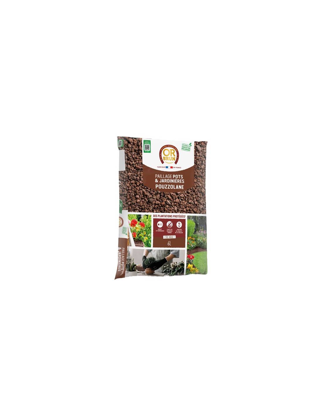 Or Brun - Pouzzolane Uab 6 Litres / Nc - Or Brun