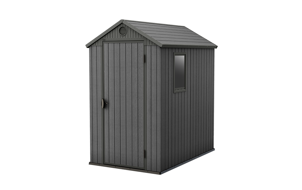 Keter - Abri jardin en résine DARWIN 46 - 2,2 m² - Gris - Image 1
