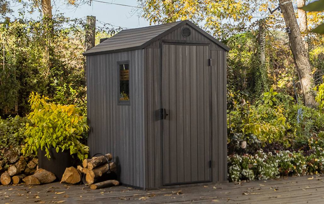 Keter - Abri jardin en résine DARWIN 46 - 2,2 m² - Gris - Image 5