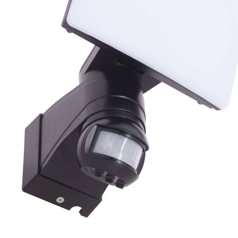 Xanlite - Projecteur mural noir LED IP44 30W avec détecteur de mouvement, 3000 Lumens - PR30WMDV24 - Image 4